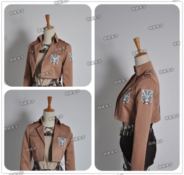DK1827 進撃の巨人 訓練兵団 エレンイェーガー風 コスプレ衣装 完全