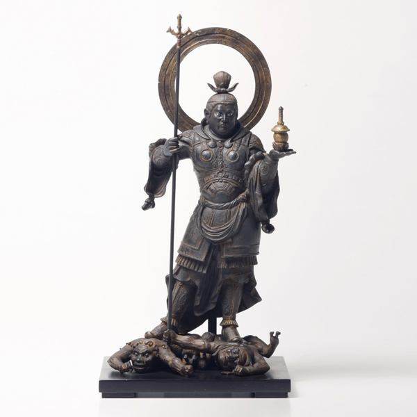 仏像「毘沙門天」 (送料無料,卓上ミニ仏像,仏像フィギュア,手のひらサイズ,ミニ仏像,ポリストーン,TanaCocoro,掌)の通販は