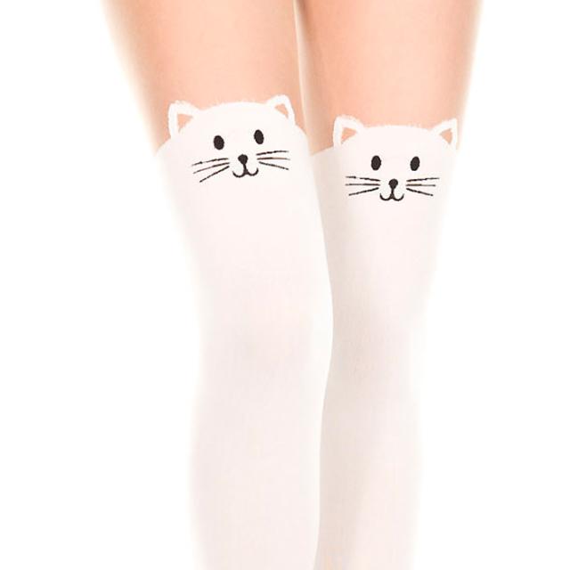 Ml7253 パンティストッキング 白猫ちゃんフェイスデザイン パンティストッキング の通販はau Pay マーケット Agosto