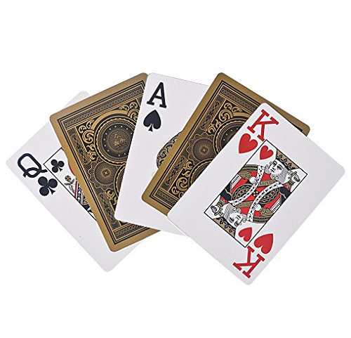 プロマジシャンも使用 トランプカード ゴールド風 プレイングカード トランプ プラスチック製 ゲーム用品 ポーカーサイズの通販はau Pay マーケット ベストアイテム