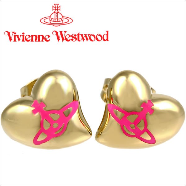 ヴィヴィアンウエストウッド ピアス Vivienne Westwood ヴィヴィアン ハートスタッドピアス ゴールド ネオンレッドの通販はau Pay マーケット アイゲット