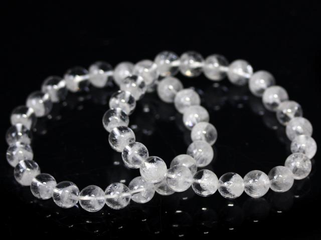☆高品質☆【天然石 ブレスレット】アイリスクォーツファントム (3A) (約9〜9.5mm) パワーストーン 母の日 ギフト