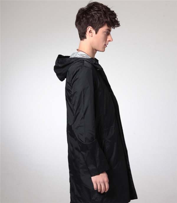 メ送料無料 レインコート メンズ レインウェア ロング丈 ひざ丈 トレンチ 収納ポーチ付き 無地 おしゃれ 軽量 防水 雨具 通学 アウトドの通販はau Pay マーケット Denny Honey