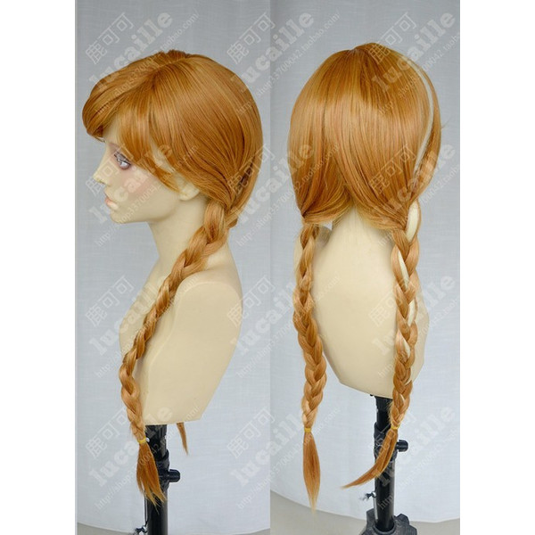 new cos 即納 アナと雪の女王 アナ Anna ウィッグ 耐熱コスプレ