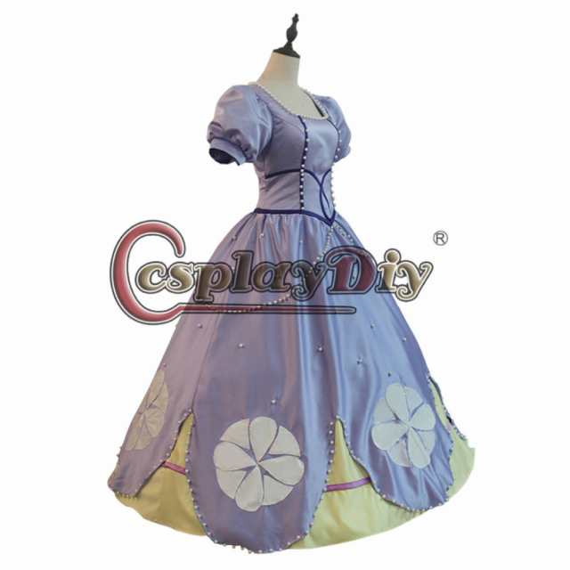 高品質 高級コスプレ衣装 ディズニー風 ちいさなプリンセス ソフィア タイプ ドレス オーダーメイド Princess Sophia Fancy Dressの通販はau Pay マーケット ワタナベコーポレーション