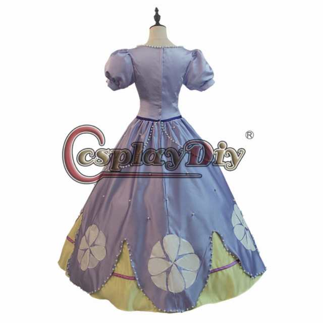 高品質 高級コスプレ衣装 ディズニー風 ちいさなプリンセス ソフィア タイプ ドレス オーダーメイド Princess Sophia Fancy  Dress｜au PAY マーケット