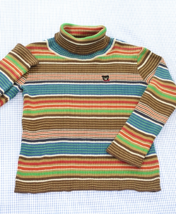 ダブルビー DOUBLE_B ミキハウス セーター ニット タートル 110cm  