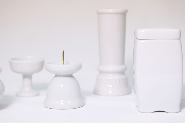 線香差し（白）
