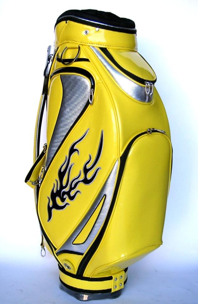 じゃん　ムータマリン　キャディバッグ　イエロー✖️ブラック じゃん様専用 ムータマリン キャディバッグ イエロー✖️ブラック