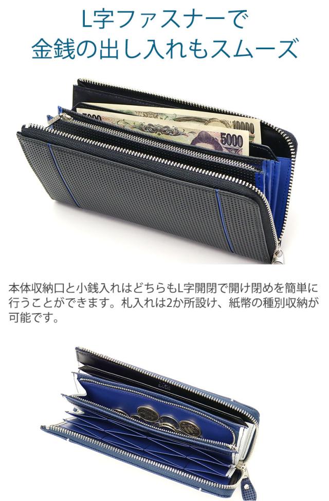 最大30%還元★6/13限定｜【5％OFFクーポン】【商品レビューで＋5％】Neu interesse ノイインテレッセ 財布 長財布 L字ファスナー 長財布 メンズ 革 Lenkrad 3864_5