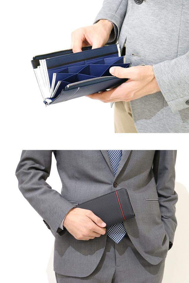 最大30%還元★6/13限定｜【5％OFFクーポン】【商品レビューで＋5％】Neu interesse ノイインテレッセ 財布 長財布 L字ファスナー 長財布 メンズ 革 Lenkrad 3864_7