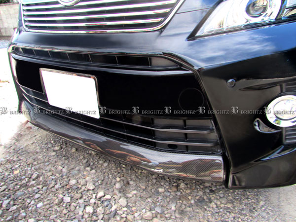 BRIGHTZ ヴェルファイア 20 25 後期 リアルカーボンフロントリップ