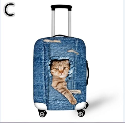旅行用品 スーツケースカバー 個性的 3dペット 犬 Dog 猫 Cat カワイイ S M L 18 22 24 26 28インチ対応 G461 G157 G0の通販はau Pay マーケット 直店 Com