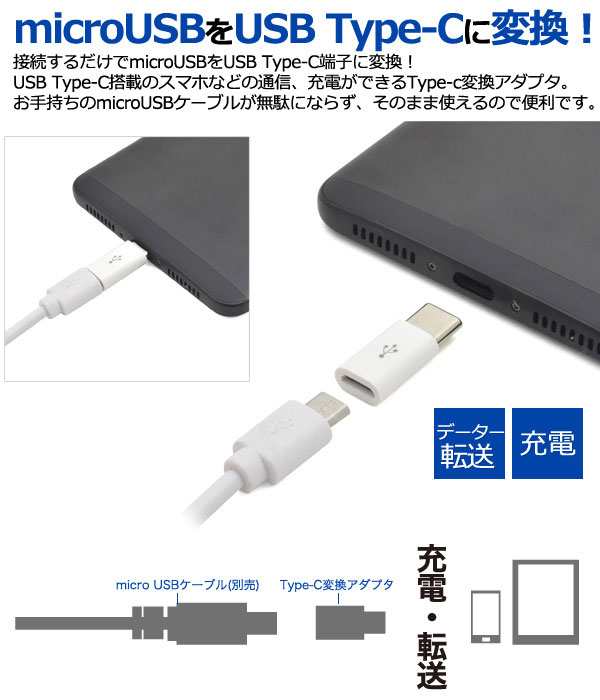 2個セット Type-C変換アダプタ microUSB-TypeC 変換アダプタ タイプC ケーブル変換アダプター ポイント消化に  送料無料の通販はau PAY マーケット - N-style