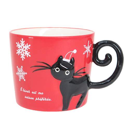 陶器製ミニコップ クロネコ くるりんスノー クリスマスプレゼント プレゼント 贈り物 お土産 キャラクターグッツ通販 181 アニの通販はau Pay マーケット ユニオン