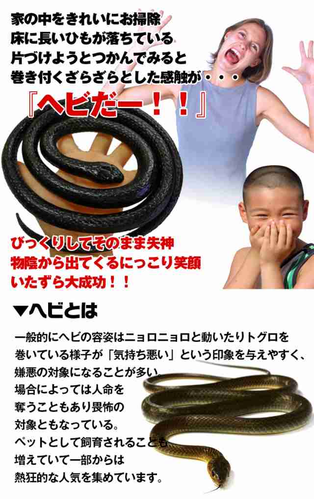 ヘビ 蛇 スネーク ダミー いたずら どっきり ジョーク 飾り おもちゃ パーティーグッズ クリスマス プレゼント pa068の通販はau PAY  マーケット - KuraNavi
