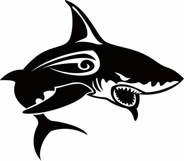 カッティングステッカー シャーク Shark サメ 鮫 トライバル 1 右向き 車 バイク カッコイイ ワンポイント カスタムの通販はau Pay マーケット M Sworks Au Pay マーケット店