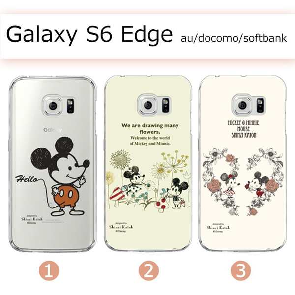 スマホケース Galaxys6edge 送料無料 50 Off Sale セール Galaxy S6 Edge Sc 04g Scv31 クリアケース Disney ディズニー ミッキー 3coloの通販はau Pay マーケット M Fａｃｔｏｒｙ
