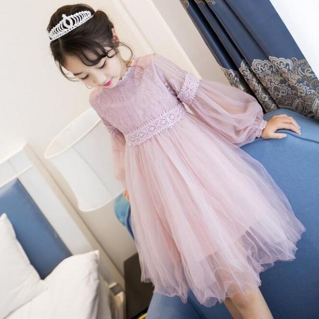 韓国服ワンピ チュール 女の子フォーマルドレス ピアノ発表会ドレス 長袖 結婚式 キッズドレス ホワイト ピンク 100 150cmの通販はau Pay マーケット レディース ファッション なゆた
