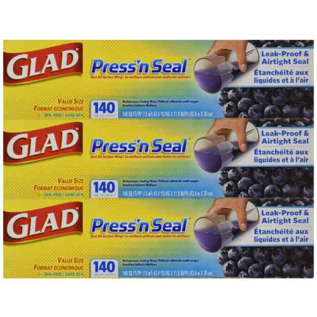 Glad Pressn Sealグラッド プレス シール 3個セット多用途シールラップ 幅30cm 長さ43 4mの通販はau Pay マーケット キャラメルカフェ