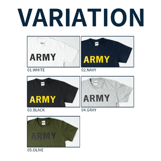 Army プリント Tシャツ メンズ 半袖 S Xxl 全5色 白 黒 グレー ネイビー カーキ グリーン カジュアル アメカジ ミリタリー 綿100の通販はau Pay マーケット Falo ファロ