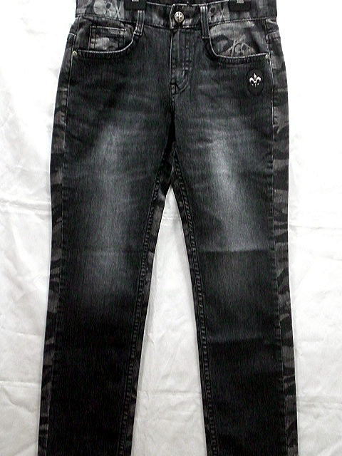 ビーアンビション　デニムパンツ カモフラ　スカルプリント BE AMBITIONの通販は