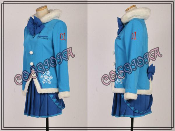 VOCALOID ボーカロイド 雪ミク 風 コスプレ衣装 アニメ コスチューム ハロウィン クリスマス イベント 漫画 誕生日 変身_1