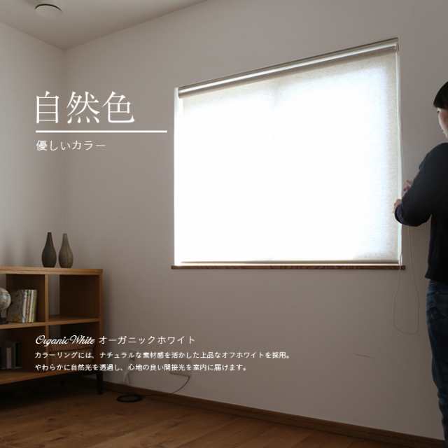 ロールスクリーン 60cm ロールカーテン 麻 窓 目隠し 送料無料 の通販はau Pay マーケット ドリームストア
