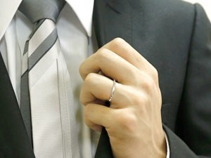 結婚指輪 ペアリング マリッジリング ィ ダイヤモンド ホワイトゴールドk10 10金 華奢 ストレート 送料無料 パートナー メンズ レディーの通販はau Pay マーケット ジュエリー工房アトラス