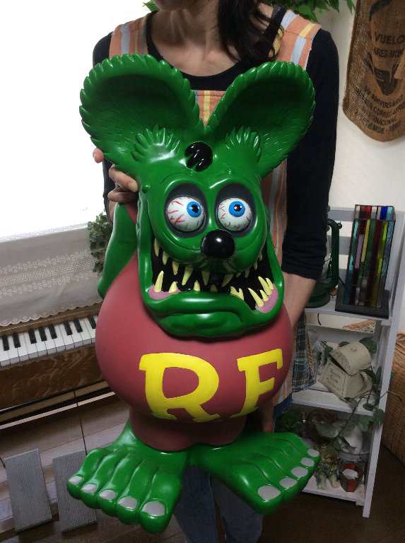 ラットフィンク Rat Fink ジャンボ コインバンク ＧＲＥＥＮ