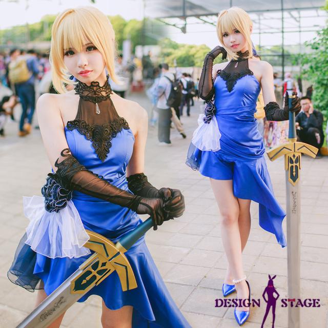 Fate Extella Saber Saber セイバー ブルー礼服 コスプレ コスチューム 仮装 変装 アニメ ハロウィン イベント Ft015の通販はau Pay マーケット デザインステージ