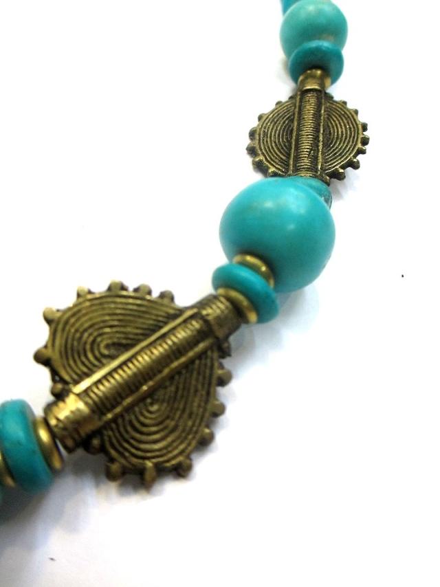 エスニックネックレターコイズ風エスニックアクセサリーエスニックアジアンファッションの通販はau Pay マーケット ガネッシュ