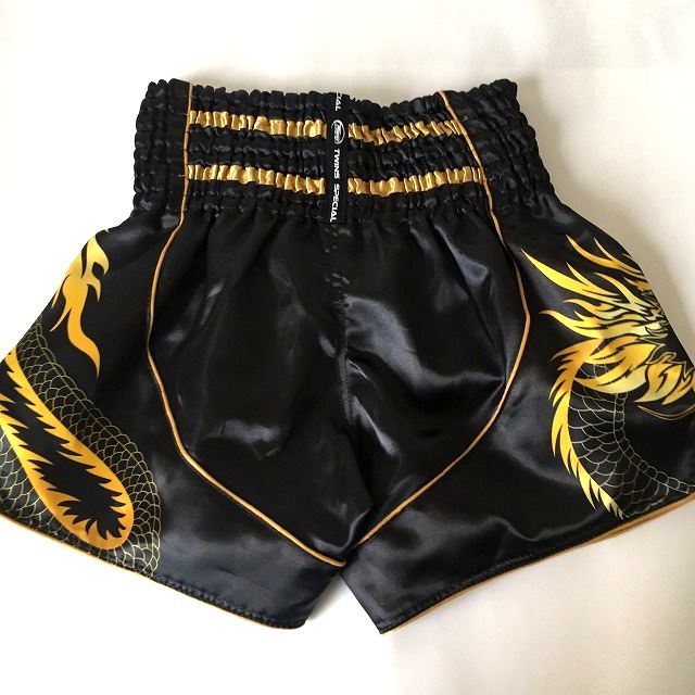 新品 サテン 99 LUMPINI ボクシング パンツ S/M/L/XL 選択 黒龍