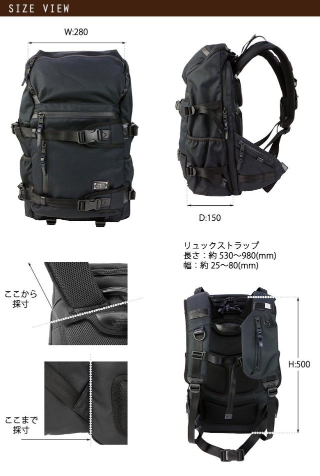 【商品レビューで＋5％】【正規品1年保証】アッソブ リュック AS2OV バックパック CORDURA DOBBY 305D ROUND ZIP BACKPACK メンズ ASSOV 061409_2
