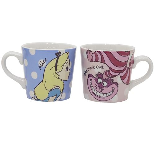 全品送料0円 ◇アリス＆チェシャ猫 マグカップ ペアマグ 【ディズニーアニメ 陶磁製