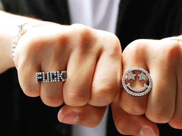 【送料無料】 King Limo キングリモ HAPPY RING リング シルバーアクセサリー KLR62CZ メンズ レディース_4