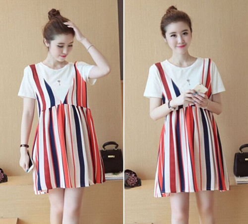 マタニティウェア 服 ワンピース 夏 マタニティ 半袖ワンピース 妊婦服 P013の通販はau Pay マーケット ティアーモショップ