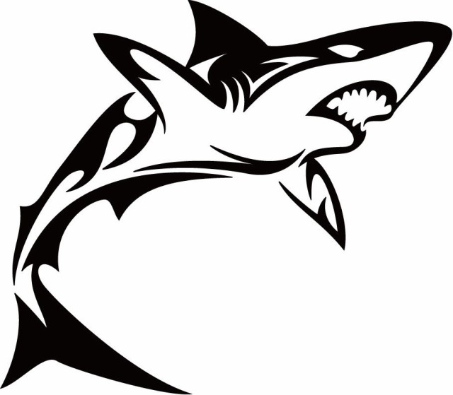 カッティングステッカー シャーク Shark サメ 鮫 トライバル 4 右向き 車 バイク カッコイイ ワンポイント カスタムの通販はau Pay マーケット カッティングステッカーのm Sworks Au Pay マーケット店