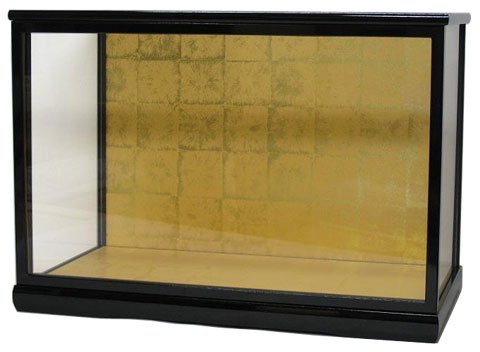 羽子板 六角ガラスケース8号・サイズ間口約30×奥行約21×高さ約