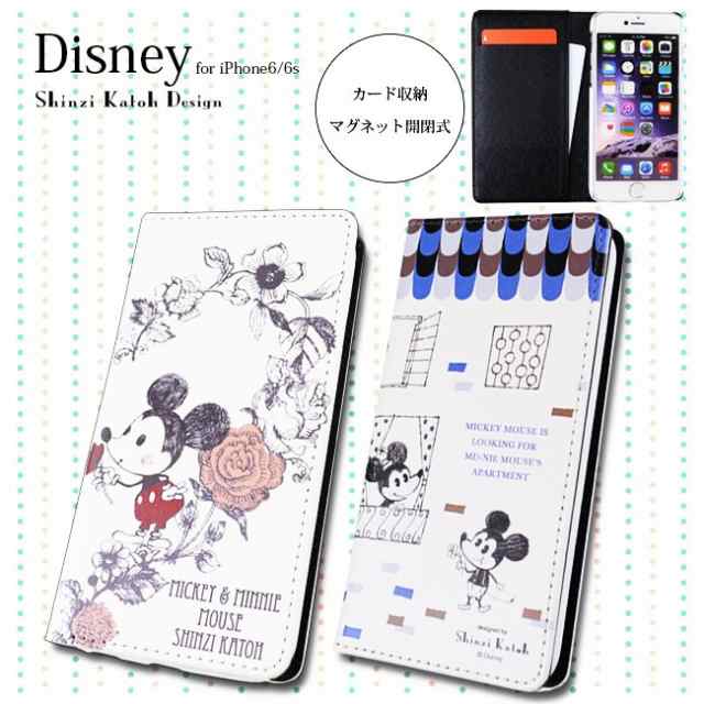 50 Off Sale セール Iphone6 Iphone6s Disney ディズニー 手帳型 ケース ミッキー ミニー 2color キャラクターの通販はau Pay マーケット M Fａｃｔｏｒｙ