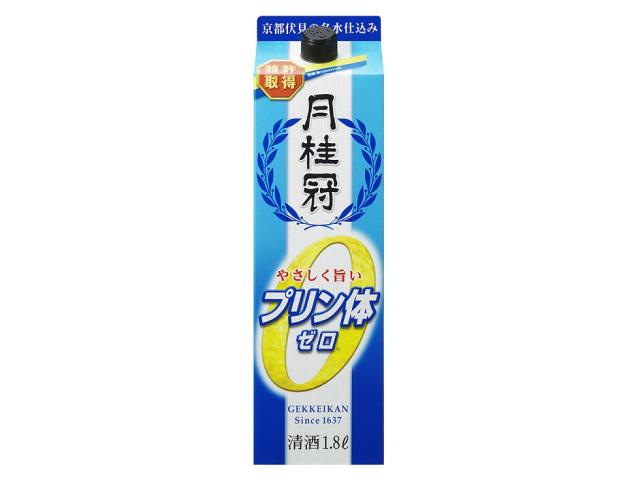 一部地域送料無料  12本2ケース単位    ヤマト運輸 月桂冠プリン体ゼロパック1.8Ｌ×12本京都府 月桂冠(株)