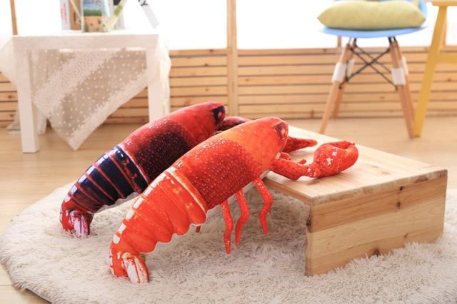 送料無料 ぬいぐるみ エビ えび クッション 海老 抱き枕 食べ物 伊勢海老 インテリア 飲食店飾り プレゼント60cmの通販はau Pay マーケット Happy House