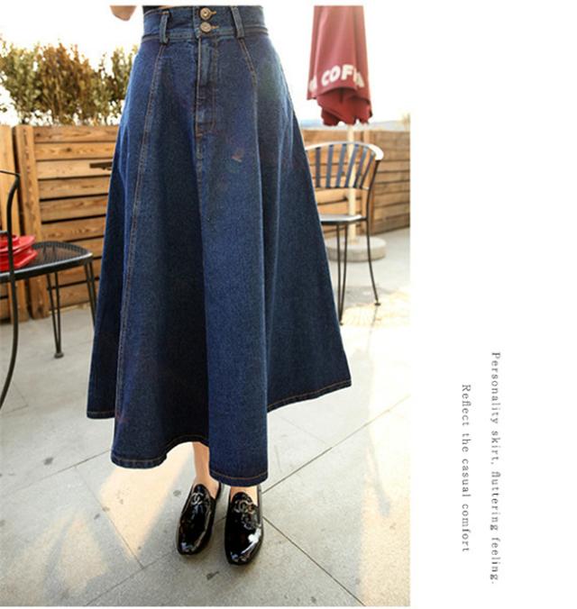 春新作 デニムスカート ロングスカート レディース スカート 人気 おしゃれ カジュアル 大人 森ガール 大きいサイズ スカートの通販はau Pay マーケット Ecec Shop