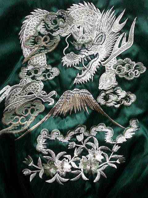 スカジャン 花龍 日本製本格刺繍のスカジャン 5Lサイズの通販は