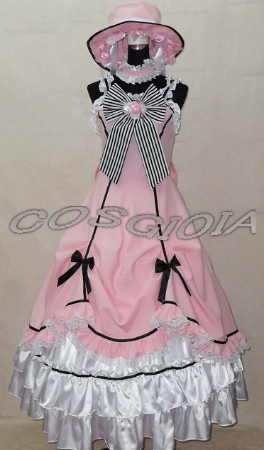 黒執事 シエル お嬢様 ドレス 原作版 風 コスプレ衣装 別途1 0円でパニエをお付けする事ができます ハロウィン イベント 変身の通販はau Pay マーケット Gioia