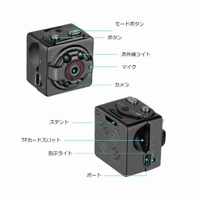 翌日発送 超小型カメラ ビデオカメラ スパイカメラ 隠しカメラ 暗視 赤外線撮影 動体検知 防犯カメラ 監視カメラの通販はau Pay マーケット Takuma Shop