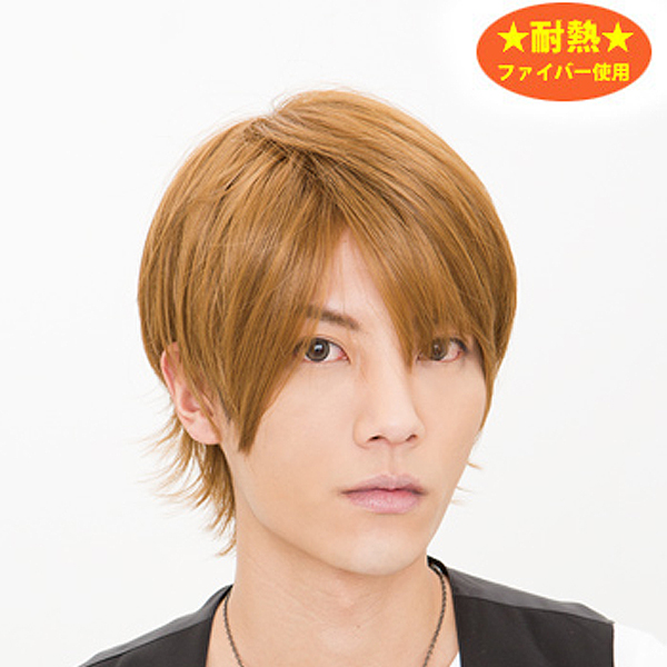 メンズウィッグ スプラッシュショート(ハニーブラウン) (フルウィッグ,ラパンドアールオム,Lapin,男性用,カツラ,イメチェン)の通販は 5,655円