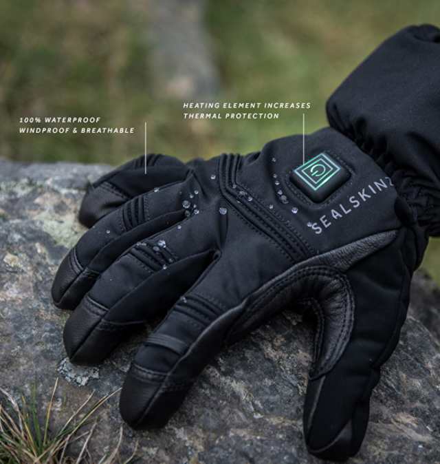 sealskinz gloves heated