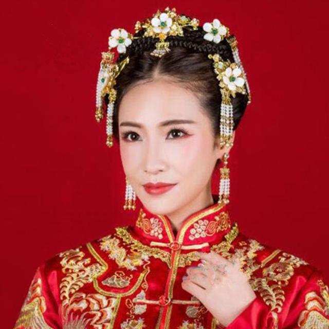 2点送料無料髪飾り物セット唐装漢服中国風ウェディング チャイナ古代宮廷コスプレ衣装撮影結婚式グッズ ヘアアクセサリーかんざし花嫁の通販はau Pay マーケット 岩見洋服店