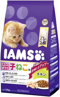 マースジャパン　アイムス　１２か月までの子ねこ用　チキン　１．５ｇｘ６個（ケース販売） 8,310円